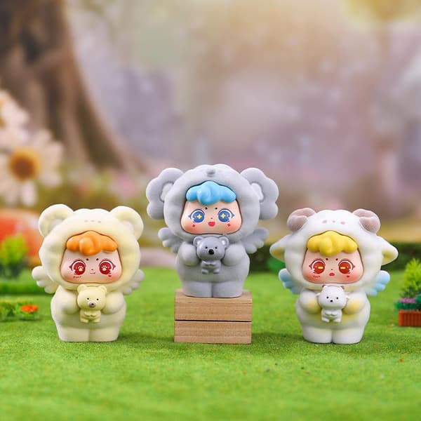 Sweet Anegl Series Mini Fluffy Animal Blind Box Actionfigur 1 Box Random