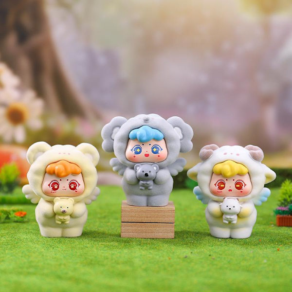 Sweet Anegl Series Mini Fluffy Animal Blind Box e Action Figur 1 Box Random