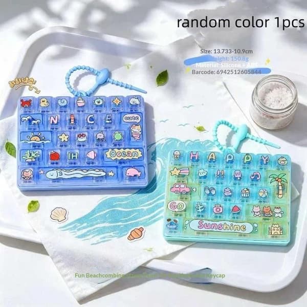 26 ruudukon näppäimistön näppäinhattu Clicker Fidget Fidget näppäimistön näppäinhatut A3