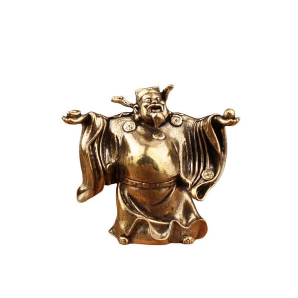 Messing av rikdom liten ornament stor og elegant messing rikdom O 1pc