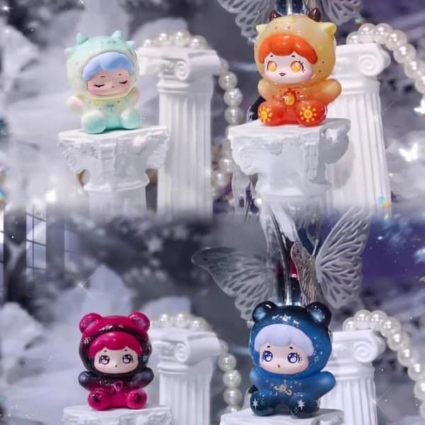 Baobao Zodiac PET Series Mysterious Box Figurer Minidocka Samlarobjekt 1 Box Random