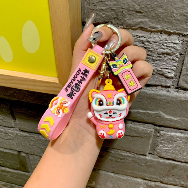 1 kpl e Lucky Cat avaimenperät sarjakuva avaimenperä riipus avaimenperä avain Red
