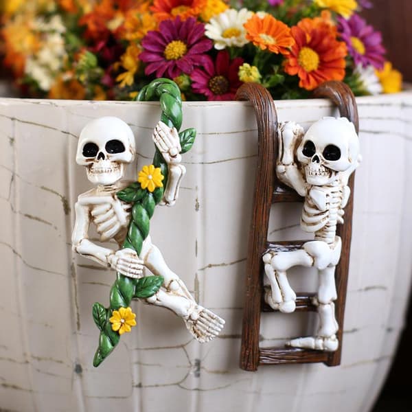2-delt sæt skeletpotteknusere til planter