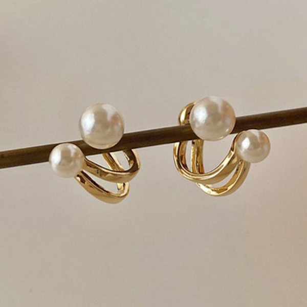 Muoti Pearl Korvakorut Basic Pearl Ball Drop Korvakorut Simple Pi