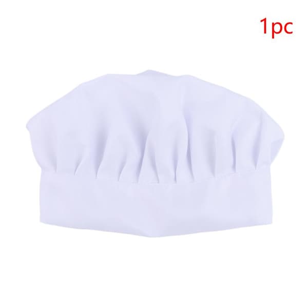 1/2/3 stk kokkehatt for voksne, justerbar elastisk bakerlue for K 1Pc