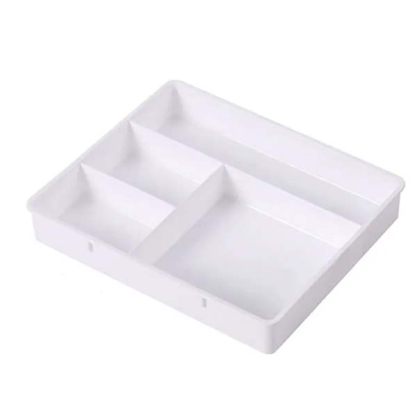 Låda Organizer Fack Set White