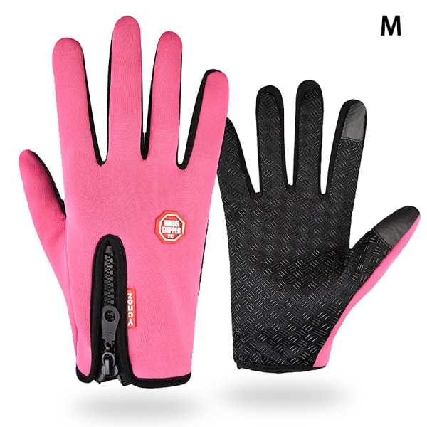 1 Par Vintervarma Handskar Touch Thermal Mitten Handskar Herr Dam Pink M