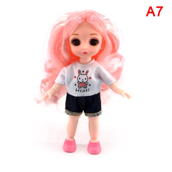 BJD 16cm nukke casual muoti prinsessavaatteet puvun asusteet A7