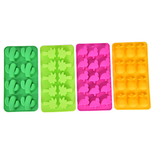 Silikon Ice Cube Form Silikon Ice Form Maker Bricka Frukt Choco 638