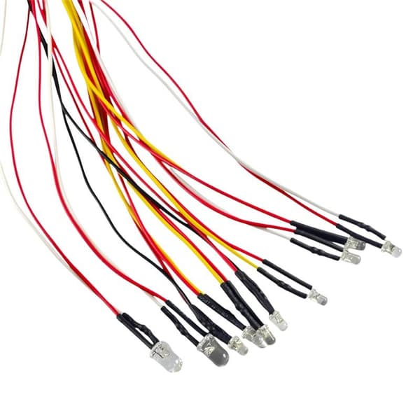 10 LED-lys til WPL D12 D42 1/10 RC bil opgraderingsdele dekoration
