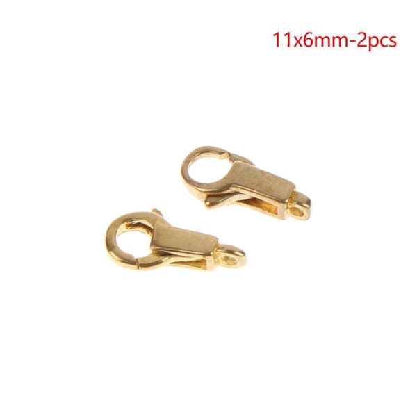 1/2/4 stk DIY Spænde Tilbehør til DIY Håndlavede Smykker Nøglering Pe 16.4x8mm 1pc