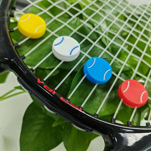 Färgglada tennisracketdämpare Vibrationsdämpare Sport Enl White