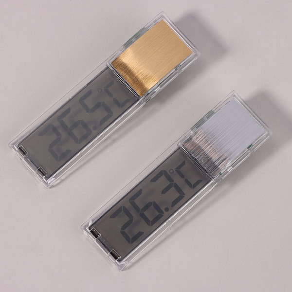 Akvaariolämpömittari Elektroninen LCD digitaalinen akvaario Silver