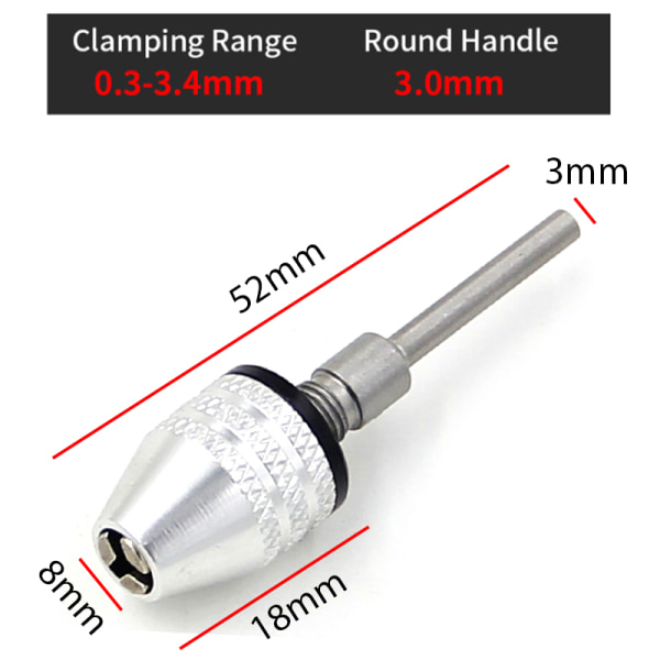 Drill Chuck Keyless Impact Driver Adapter E