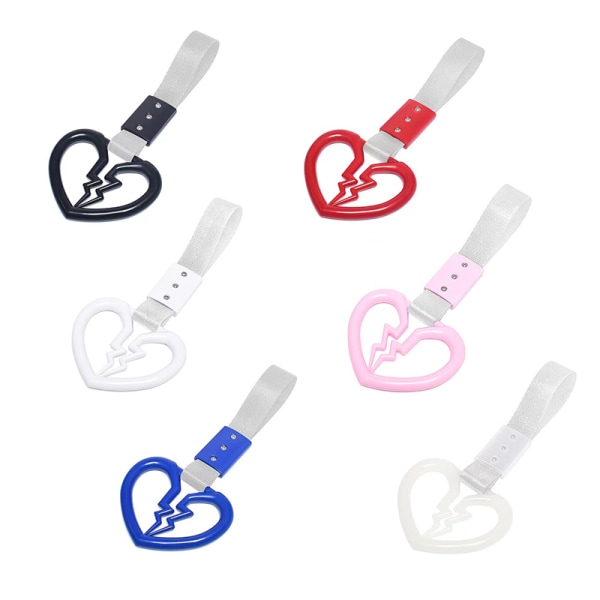 e Broken Heart Formed Car Anti-Static Strap Dekorativ Varning A5