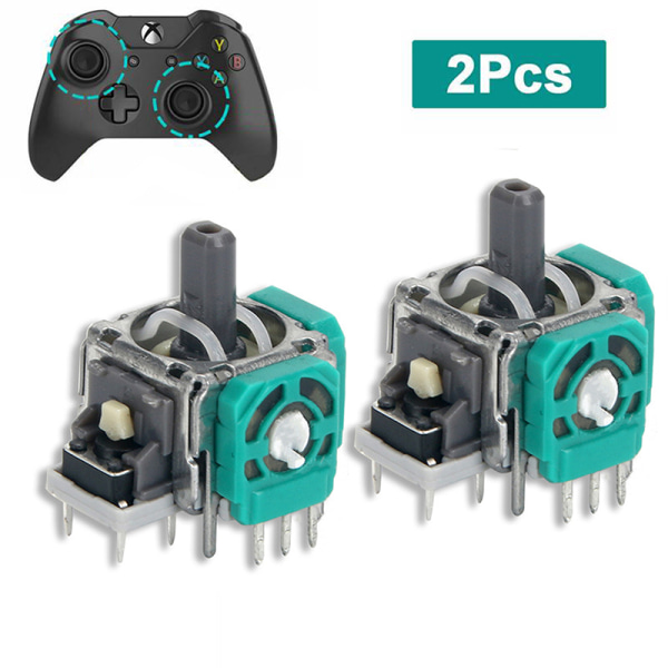 2 kpl Vaihto 3D Analog Stick Thumb Stick X box One Cont 2pcs