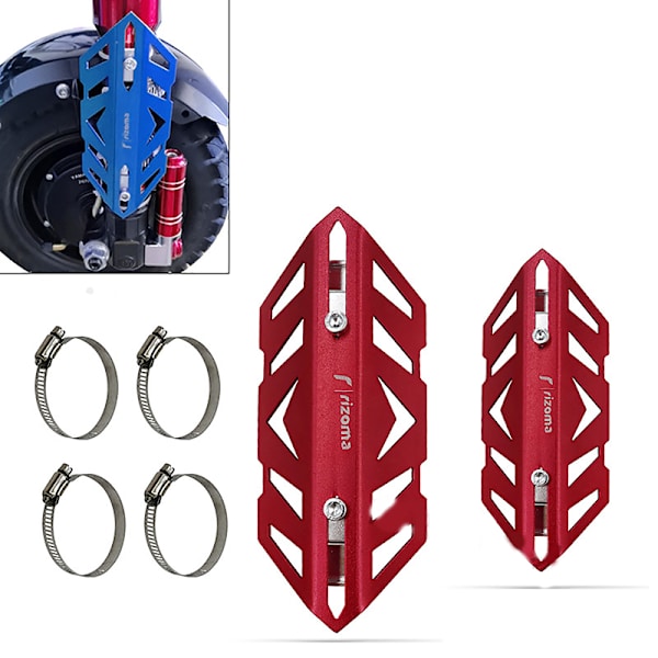 Moottoripyörän haarukkasuojat Red