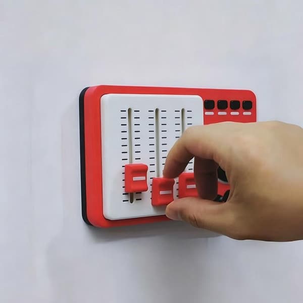 Retro Spillekonsol Joystick Switch 3D Printet Panelstik Con A2