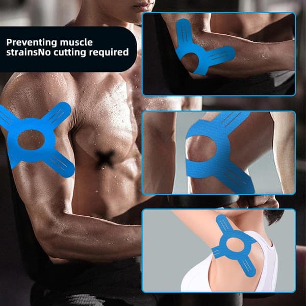 5/10 st tejp för knäsmärta, elastisk vattentät atletisk Nude 10Pcs