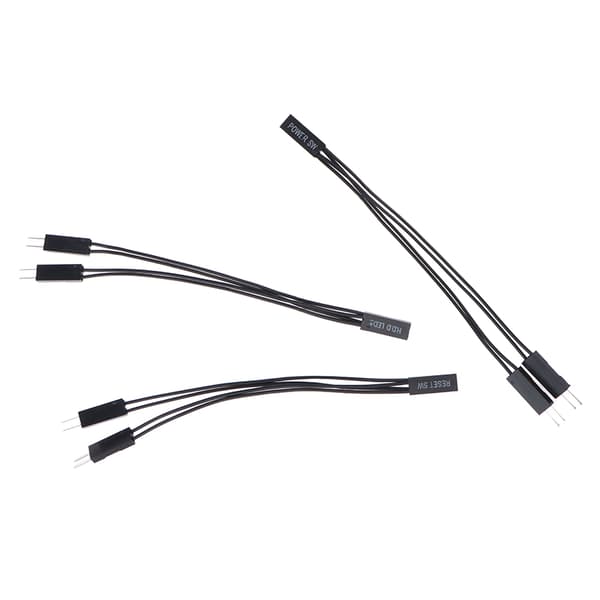 Hovedkortbryter Strøm SW/RESET SW/HDD LED/Strøm-LED 1to2 Dou POWER LED