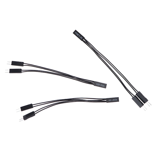 Moderkortsbrytare Power SW/ÅTERSTÄLL SW/HDD LED/ Power LED 1 till 2 Dub 4Pcs/Set