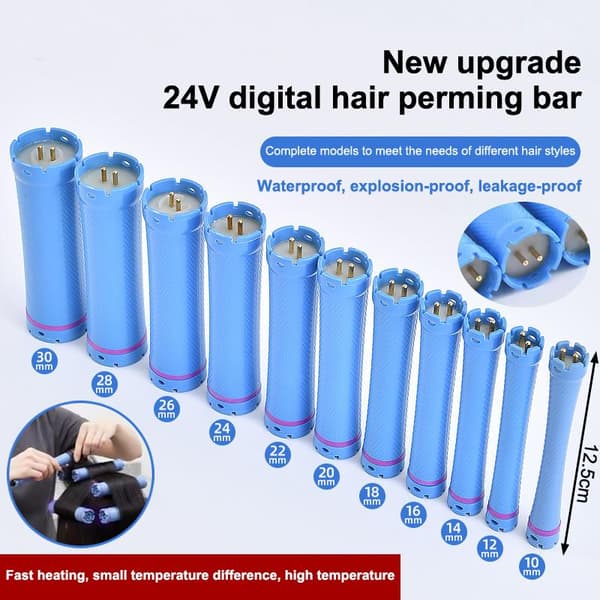 125 mm 24 V digitala varma permanentstavar elektriska uppvärmda locktänger Ba 12 size