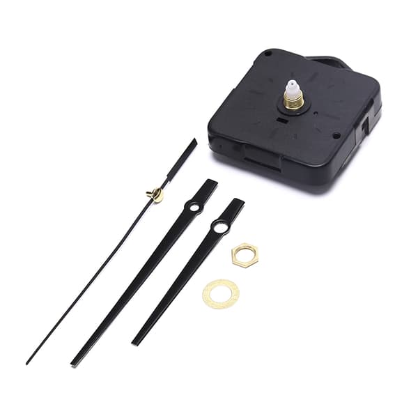 Mute Quartz DIY Wall Clock Movement hine Silver Hands Repair Kit