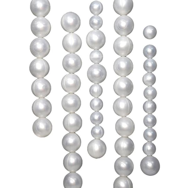 10 st bröllopsbakgrund väggdekor 5.5/8CM plastimitation pärla DI S
