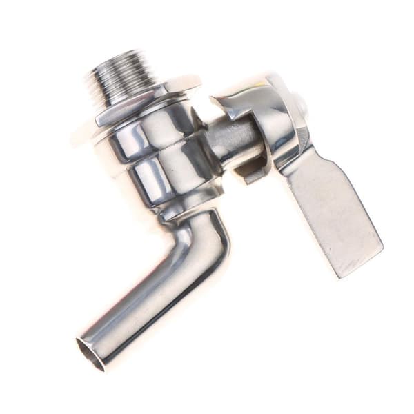 Rustfrit stål 3/8\" drikkevare dispenser hane tud kold