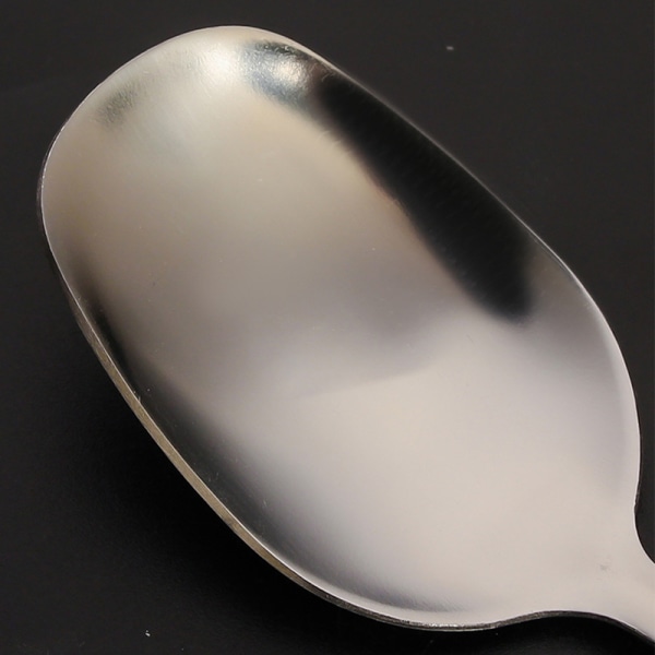 Creative Langt Håndtag Væghængende Ske Rustfrit Stål Dessert Silver
