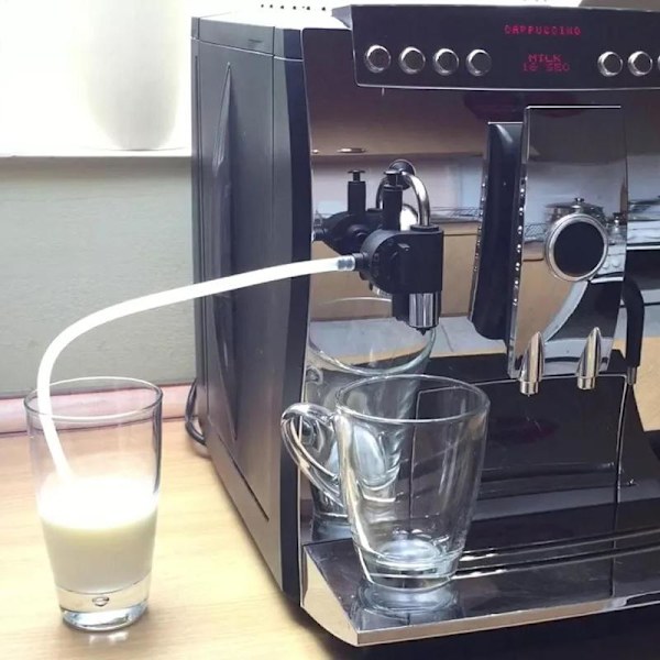 Melkerør med børste, automatisk kaffemaskin, silikon erstatningsrør