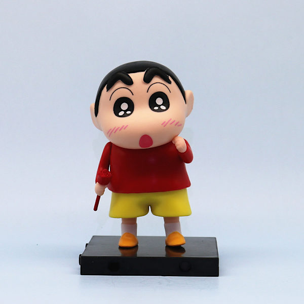 PVC statue Model Rose Crayon Shin-chan figur Nohara Shinosuke Red