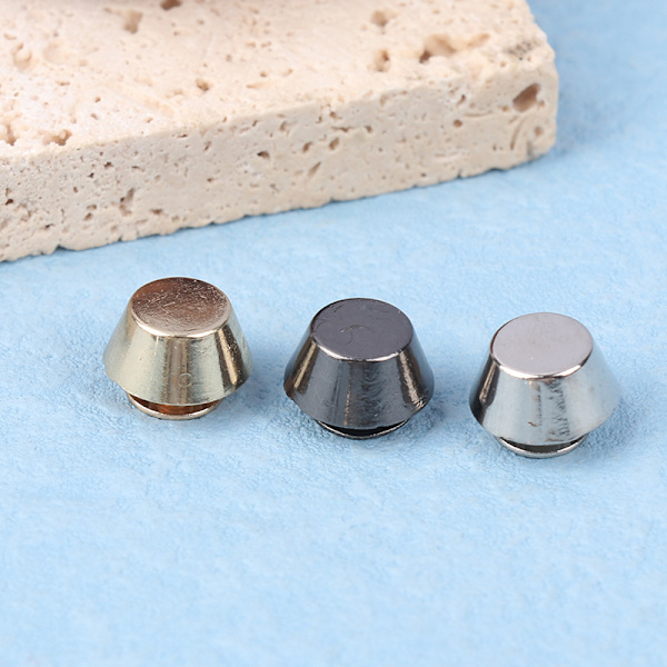 10 set metallväska Nitar för gör-det-själv läderdubbväska Wear Protecti Silver