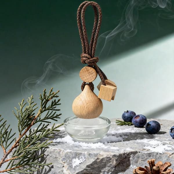 1 stk. bilparfumeflaske ornament aromaterapi æterisk olieflaske A2