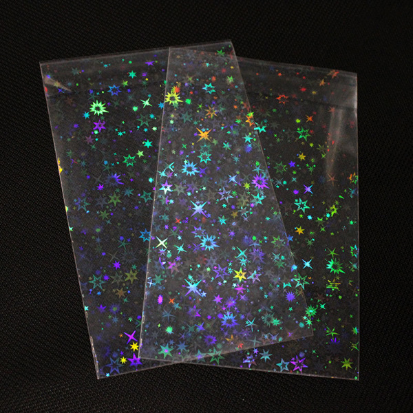 100 st Transparent Kpop Card Sleeves Star Card Cover A6