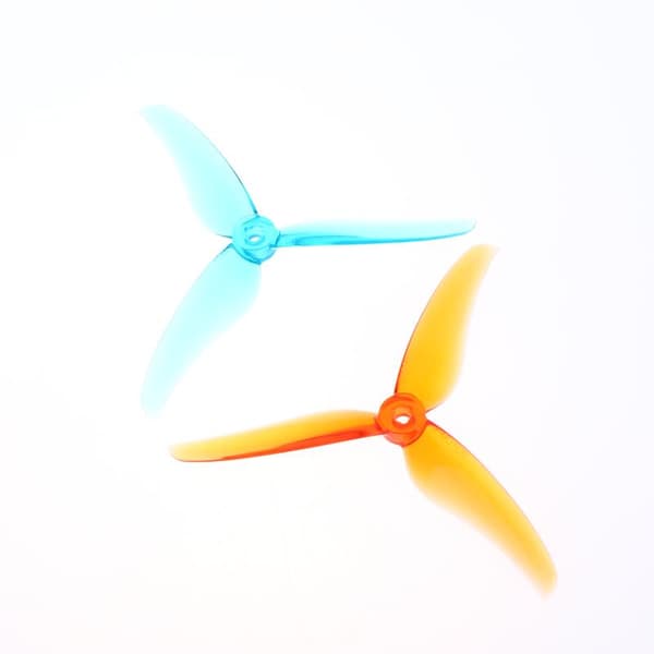 4 stk. 5 tommer 3-bladet propel til RC FPV Racing Drone T5146 514 Yellow