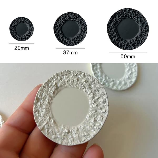 3 stk miniatyr dukkehus mini steinmønster biffplate middag D A4