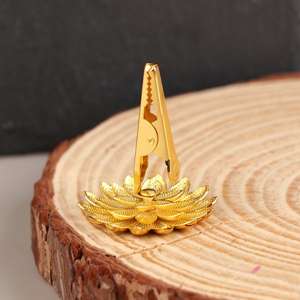 1 st rökelsestickhållare Lotus doftklämma rökelsekar sandelträ