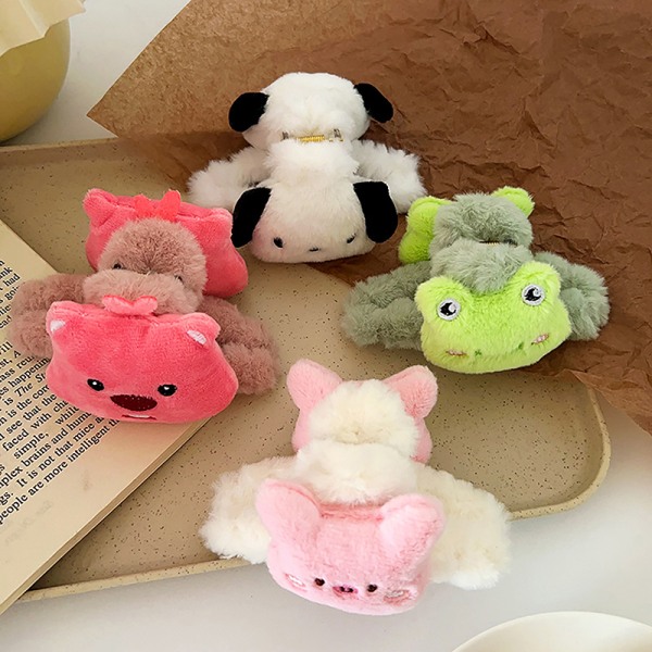 Dukke Plysj Panda Hair Claw Fashion Cartoon n Style Animal Shark A4
