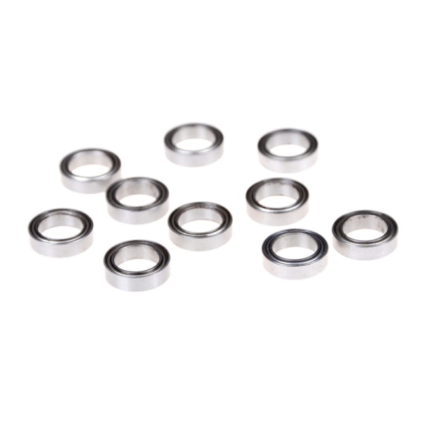 10 STK 6700ZZ 10 x 15 x 4 mm modulforseglet metallskjermet kule