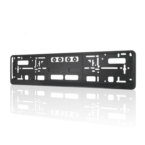 1 stk. nummerpladeholderbeslag EU standard nummerpladeramme Black