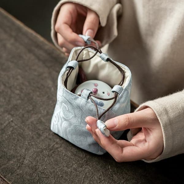 Stil Fortykket Multifunksjonell Broderte Tesett Tekanne Sto A4