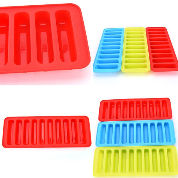 Mold Kjeks Sylinder Isbrett Cookie Flaske Stick Strip Cube S
