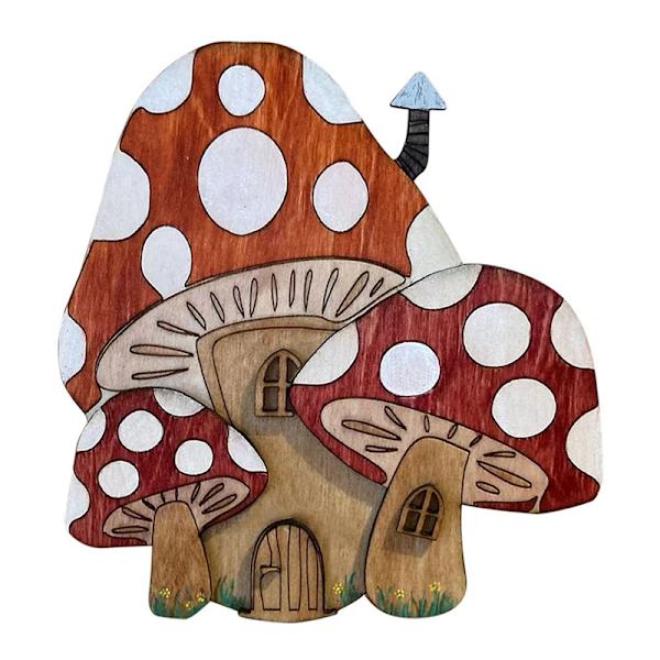 Mini Hemdekorationer Trä Fairy Elf Door Fairy Tale Gate Doo A5