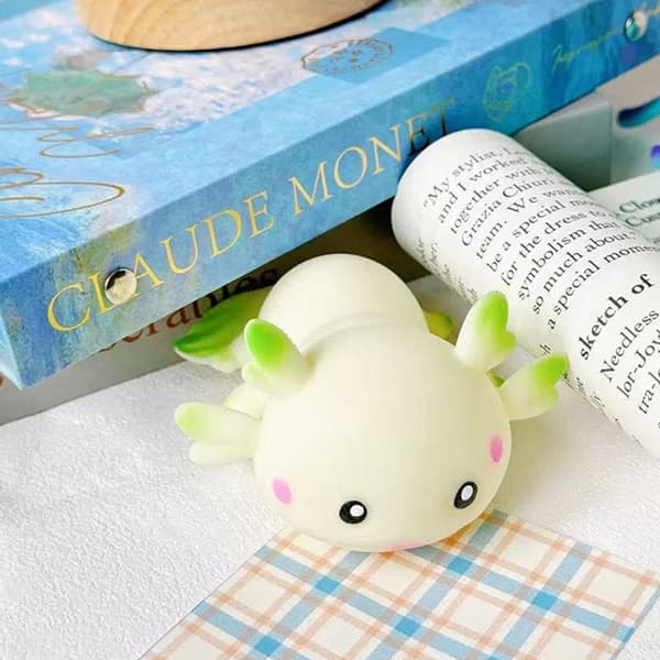 1 stk. Axolotl Squishy Legetøj og Langsomt Stigende Fidget Legetøj Blødt Sensorisk B random