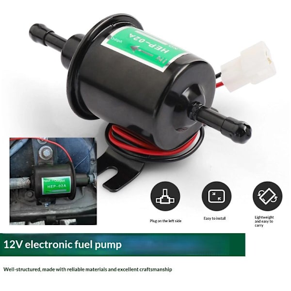 1 st 12V 24V elektrisk bränslepump lågtrycksbultfixeringstråd D A2
