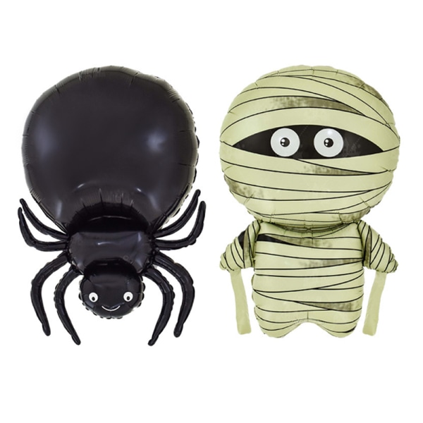 Store oppustelige balloner Halloween Spider Mumie Ballon Hallo A