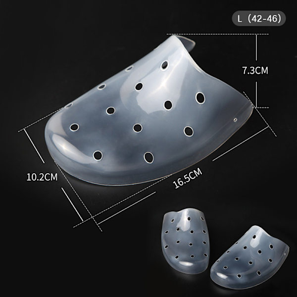 1 par Expander Shaper Toe Cap Support Shoe Anti Crease Protect L（42-46）