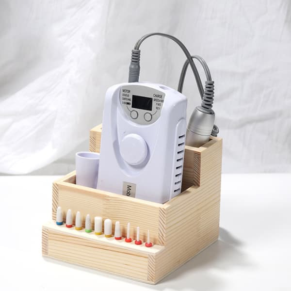 1 STK Træneglebor hine Bits Træholder Manicure Tools Bo S