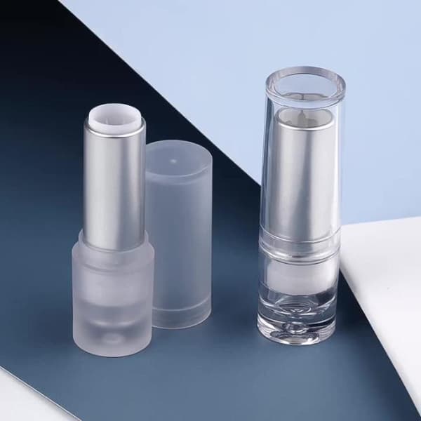 1/2/5 stk. tomme matte læbestiftrør 12,1 mm DIY plastik læbepomade 2Pcs